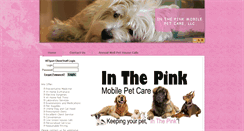 Desktop Screenshot of inthepinkpetcare.com